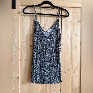 Old Navy Black and Cream Camisole